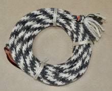 Brown and white "awa" pattern mecate