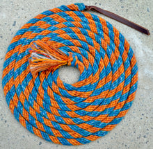 Turquoise and Orange Mecate