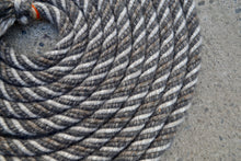 Flecked grey toned mecate.