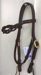 Plaited brow band  Bridle / Headstall